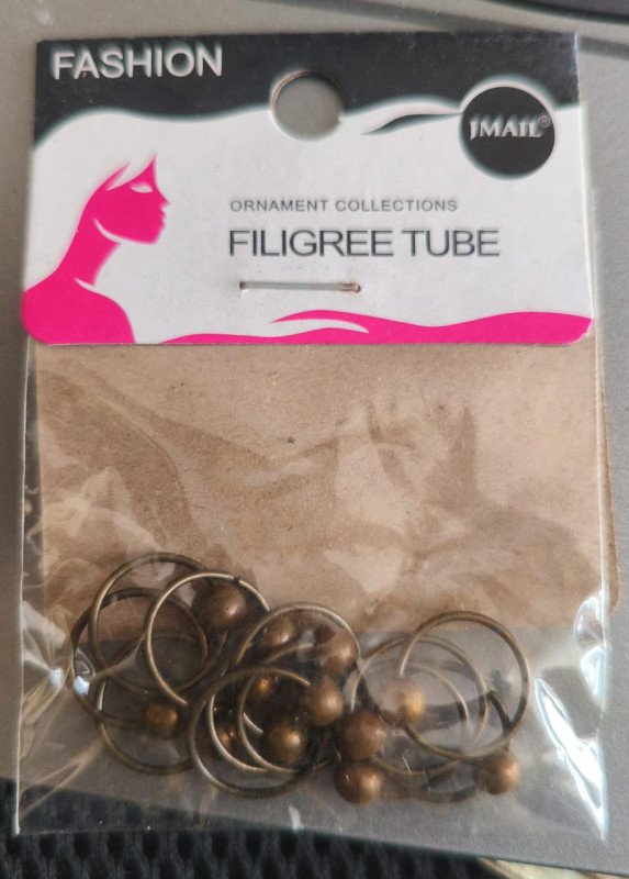 Fashion Jmail Filigree tube cz-2